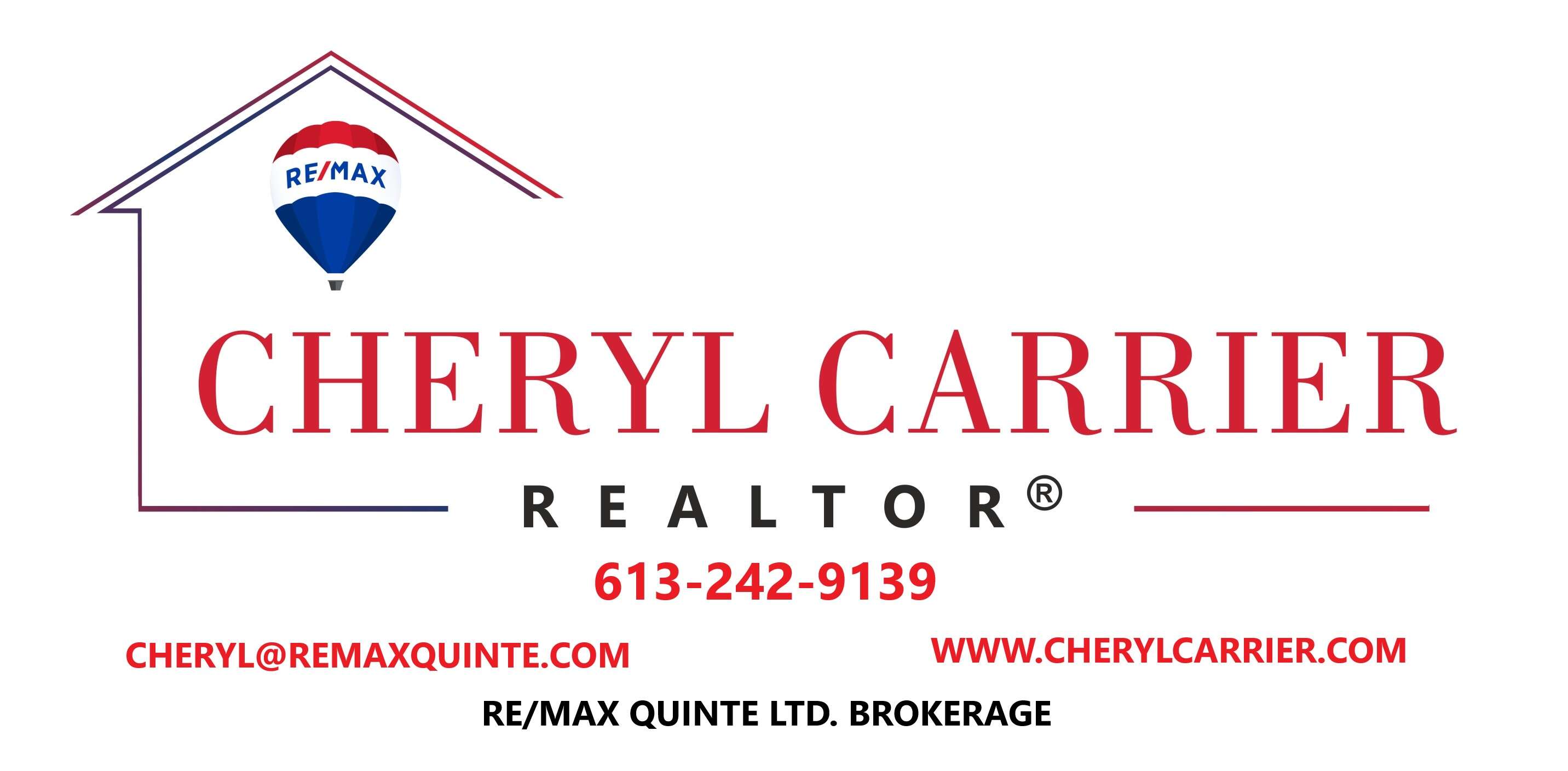 RE/MAX Quinte Ltd. Cheryl Carrier, REALTOR®